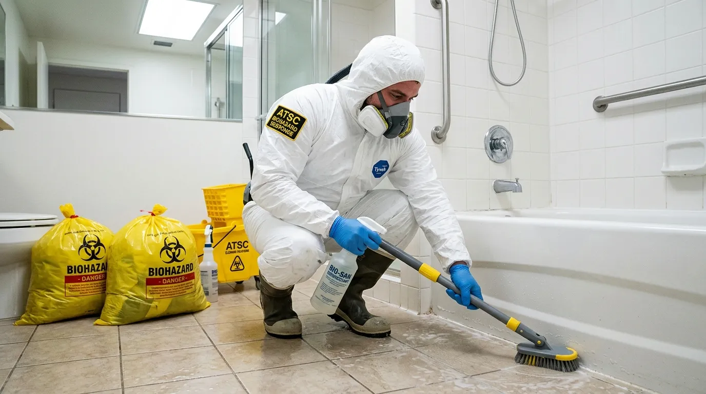 Decontamination equipment deployed for Blood Cleanup in Hapeville